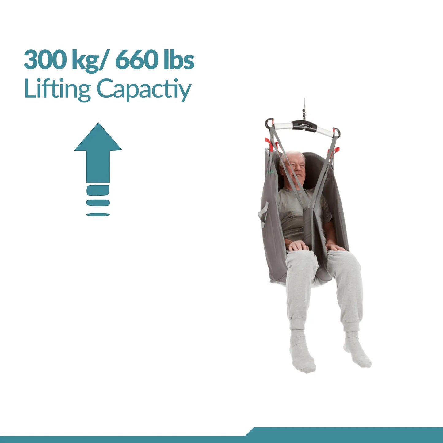 Upright Seated Sling - Universal Patient Lift Sling for Lifts for Home Use - Transfer Safely with Patient Lifter - Compatible with Hoyer Lift - Easy-to-Use