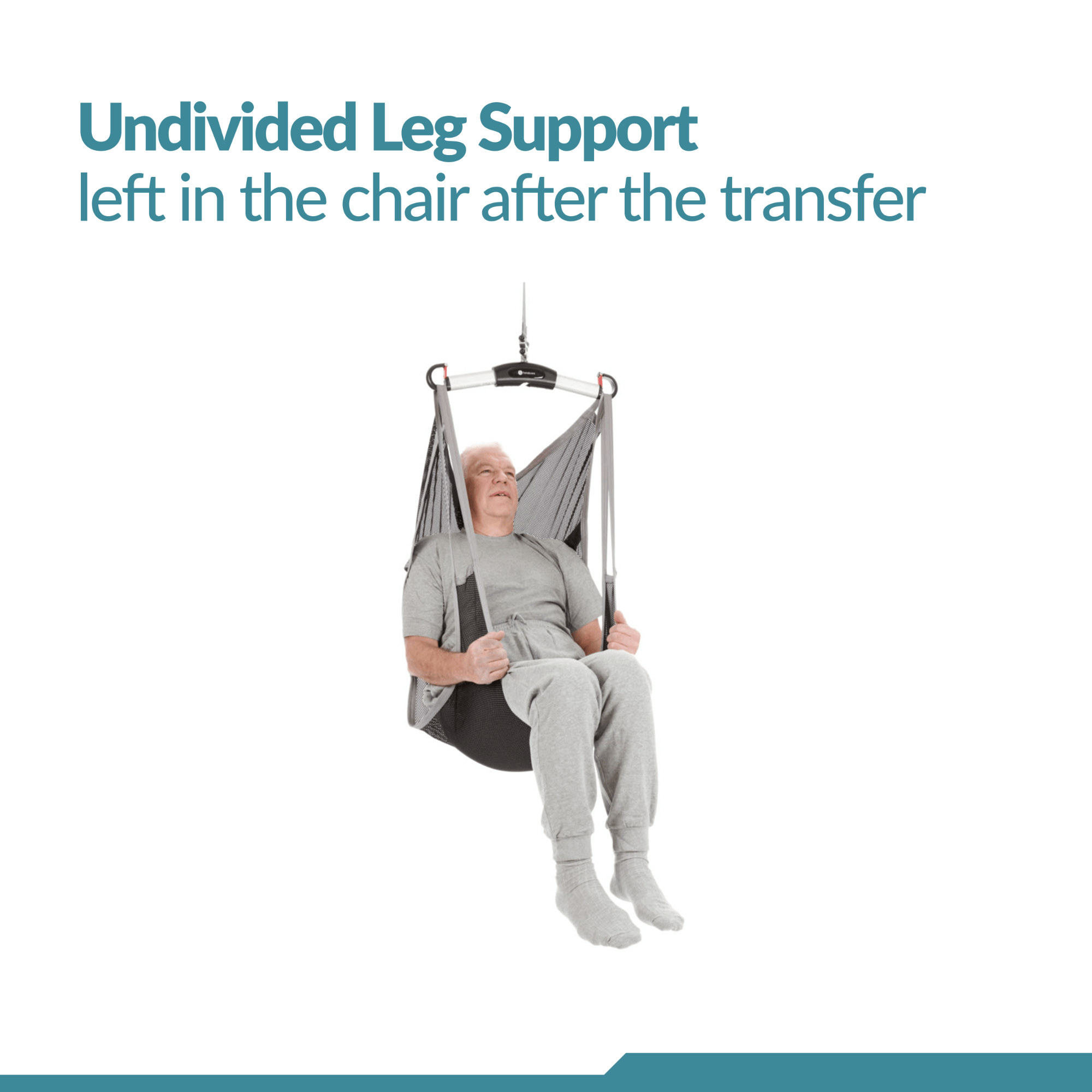 Standard Sling - Extra Head Support - Universal Patient Lift Sling for Lifts for Home Use - Transfer Safely with Patient Lifter - Compatible with Hoyer Lift - Easy-to-Use