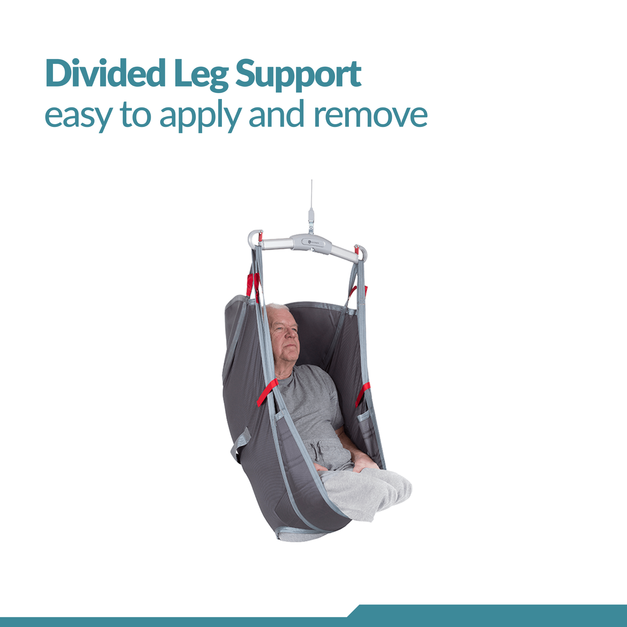 Amputee Sling - Extra Head Support - Universal Patient Lift Sling for Lifts for Home Use - Transfer Safely with Patient Lifter - Compatible with Hoyer Lift - Easy-to-Use