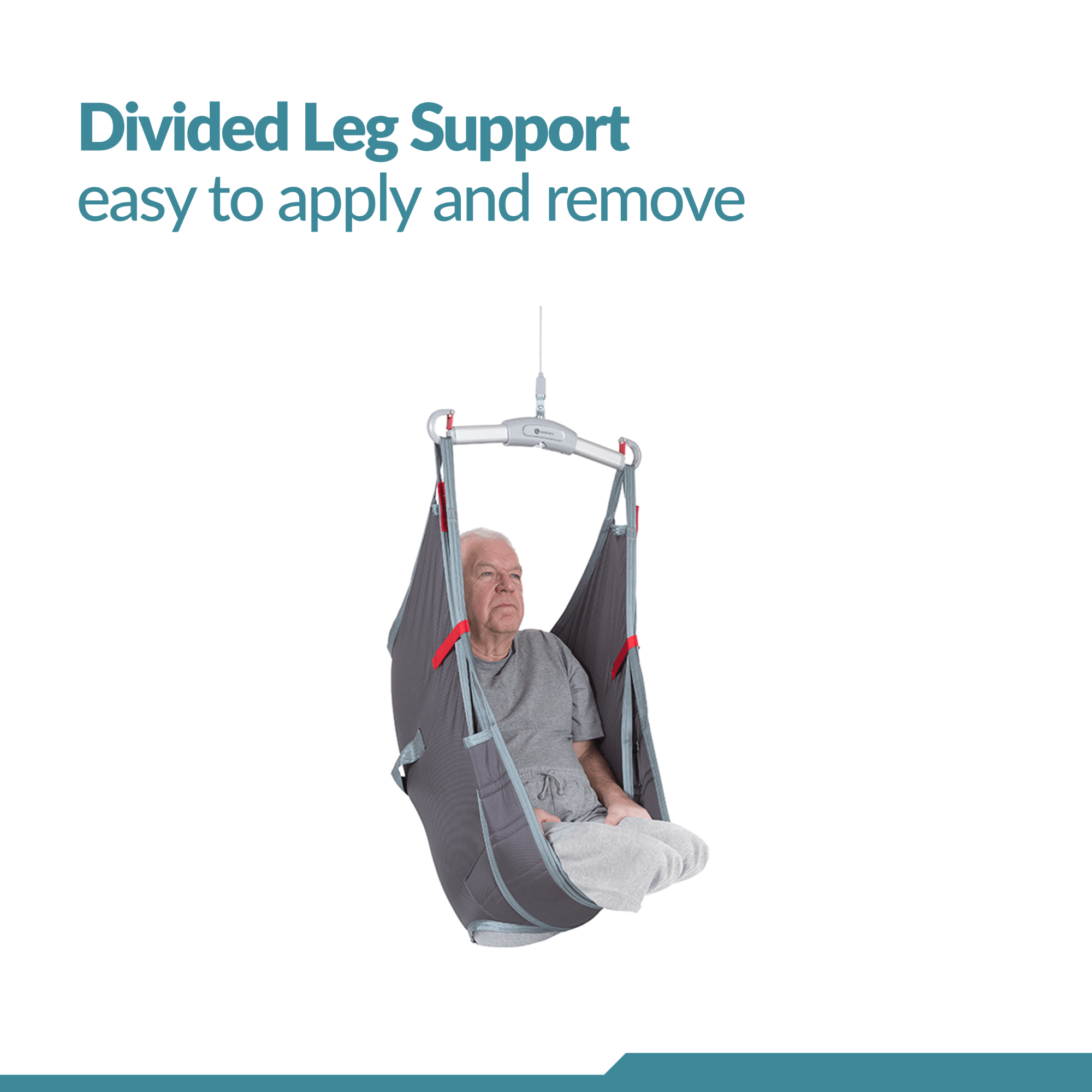 Amputee Sling - Universal Patient Lift Sling for Lifts for Home Use - Transfer Safely with Patient Lifter - Compatible with Hoyer Lift - Easy-to-Use