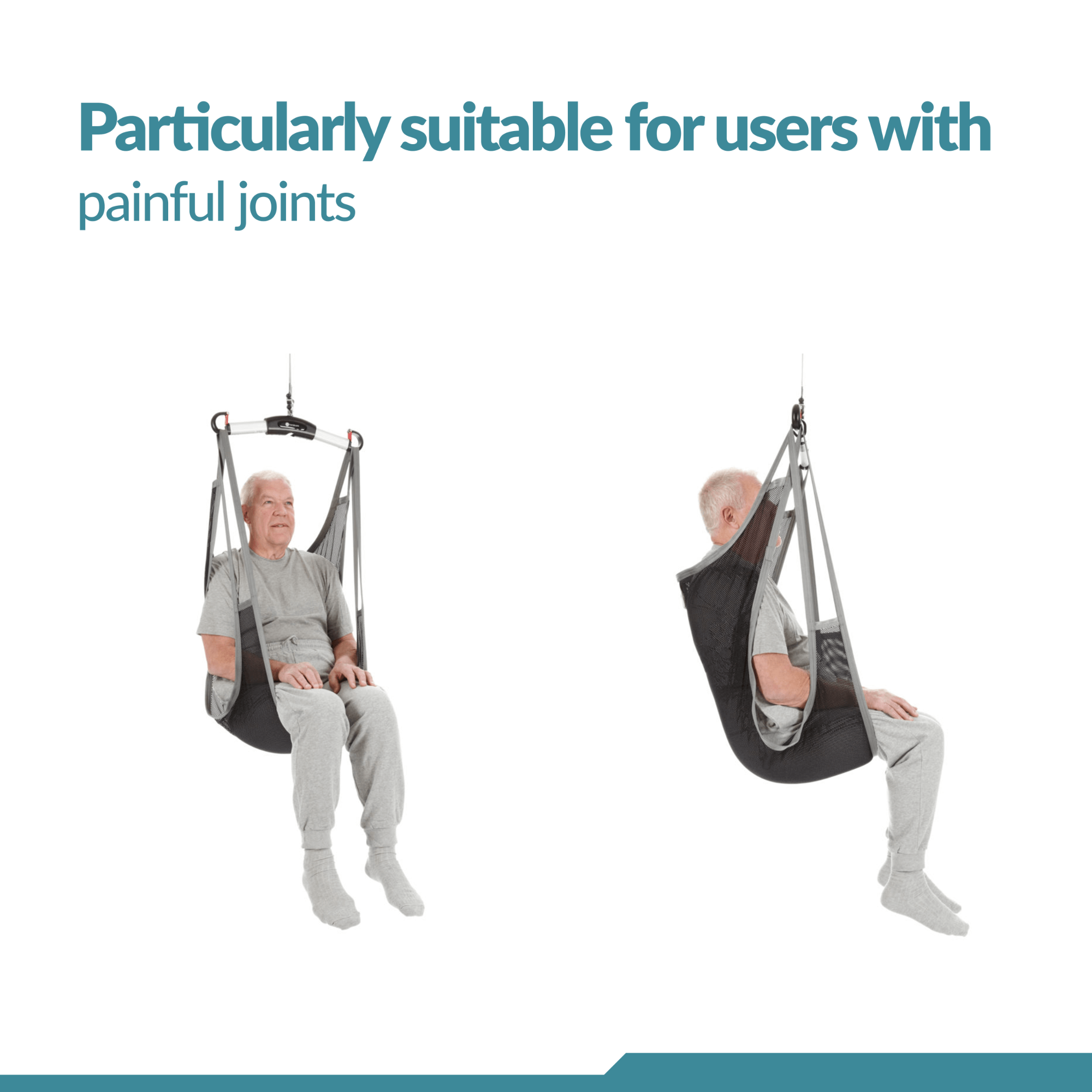 Standard Sling - Universal Patient Lift Sling for Lifts for Home Use - Transfer Safely with Patient Lifter - Compatible with Hoyer Lift - Easy-to-Use